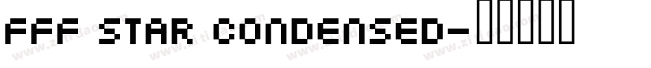 FFF Star Condensed字体转换